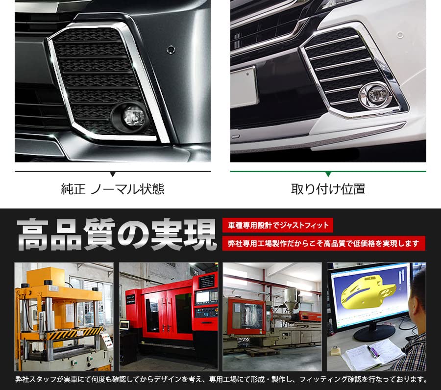 Amazon | BM トヨタ ヴェルファイア 30系 Z/ZA/ZR フロント