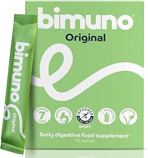 BIMUNO Prebiotic Fibre Supplement for Gut Health | High-Fibre Tasteless Soluble Powder | Supports Digestive Function | Suitable for Vegetarians | 30-Day Supply