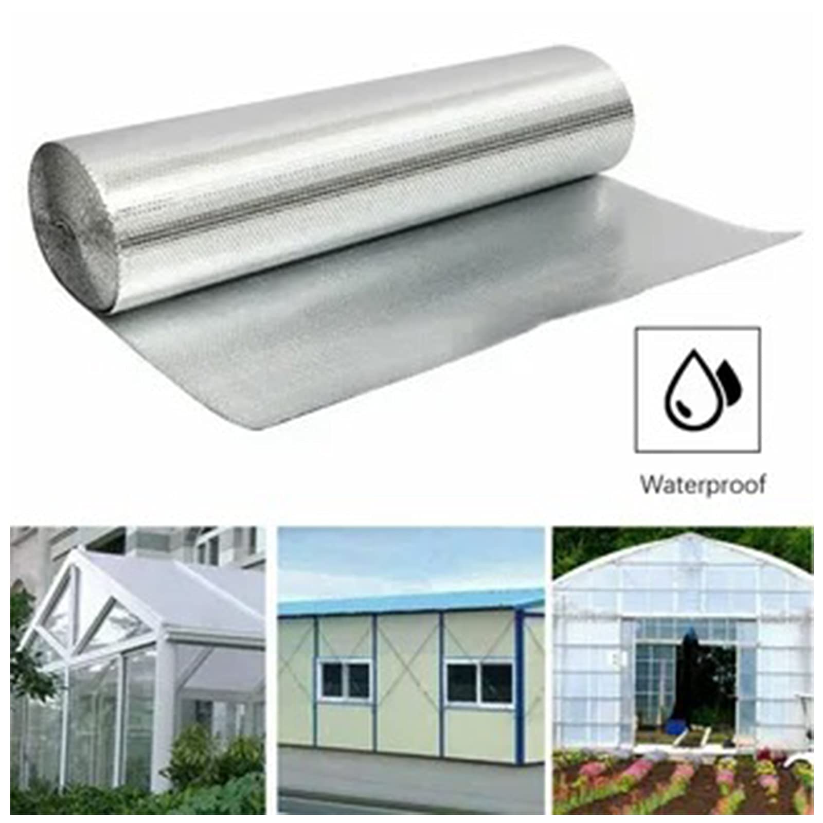 Rotolo Termoriflettente Per Termosifoni E Isolamento - Doppio Strato In Alluminio, Spessore 4mm (1x15m), Risparmio Energetico