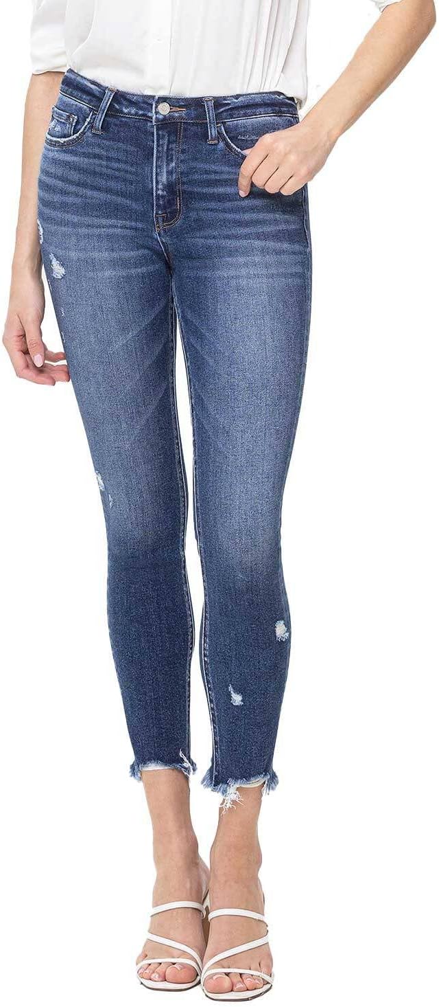 Flying Monkey - High Rise Crop Skinny Jeans - F5238