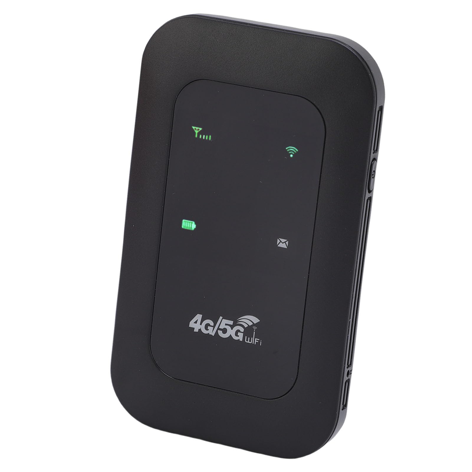 VELATEMOR Unlocked Portable WiFi Hotspot 4G LTE device showing Type-C interface, 4G 5G High Speed Internet, and 2100mAh Battery features.