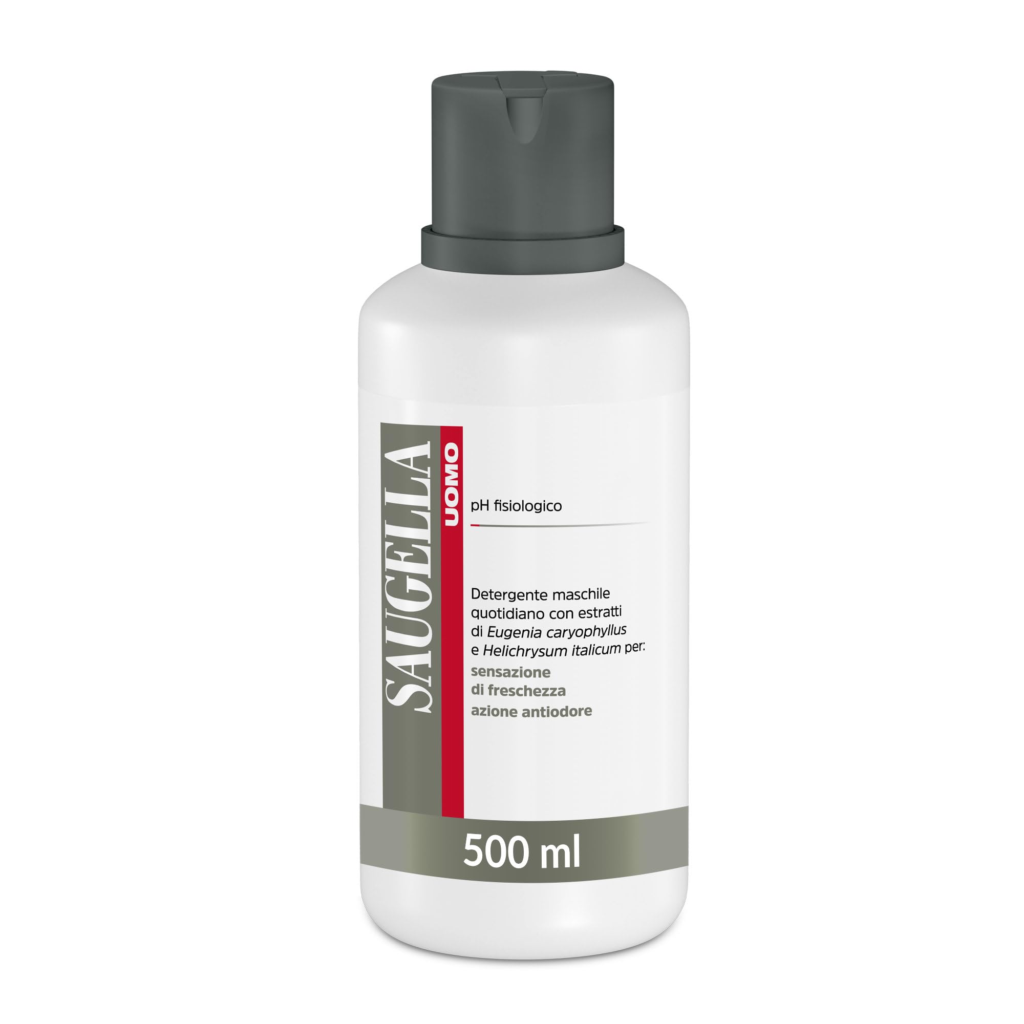 Saugella Uomo Detergente Intimo e Corpo Rivitalizzante Antiodore