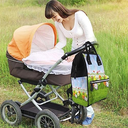 Sac à dos à langer noir pour simplifier les sorties avec bébé - 6
