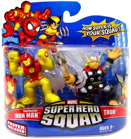 Amazon.com: Marvel Super Hero Squad Series 13 Thorbuster Iron Man