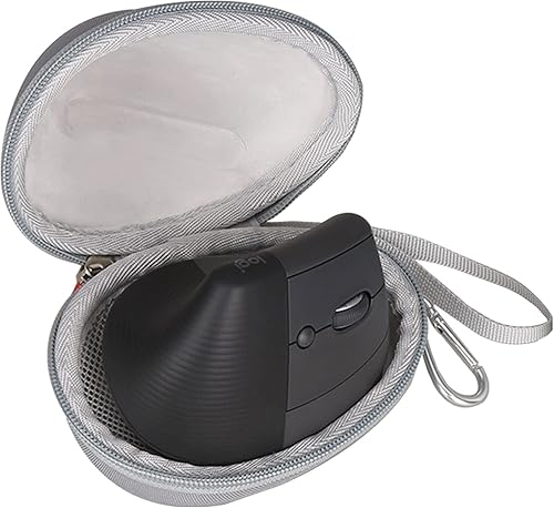 Miniatura 3 de Mchoi Estuche de transporte a prueba de golpes adecuado para ratón ergonómico vertical Logitech Lift, estuche de almacenamiento portátil, solo funda