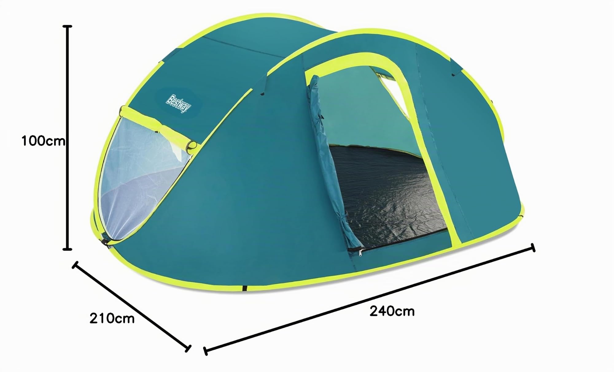 Bestway 4-Personen-Wufzelt Cool Mount 4 240 x 210 x 100 cm