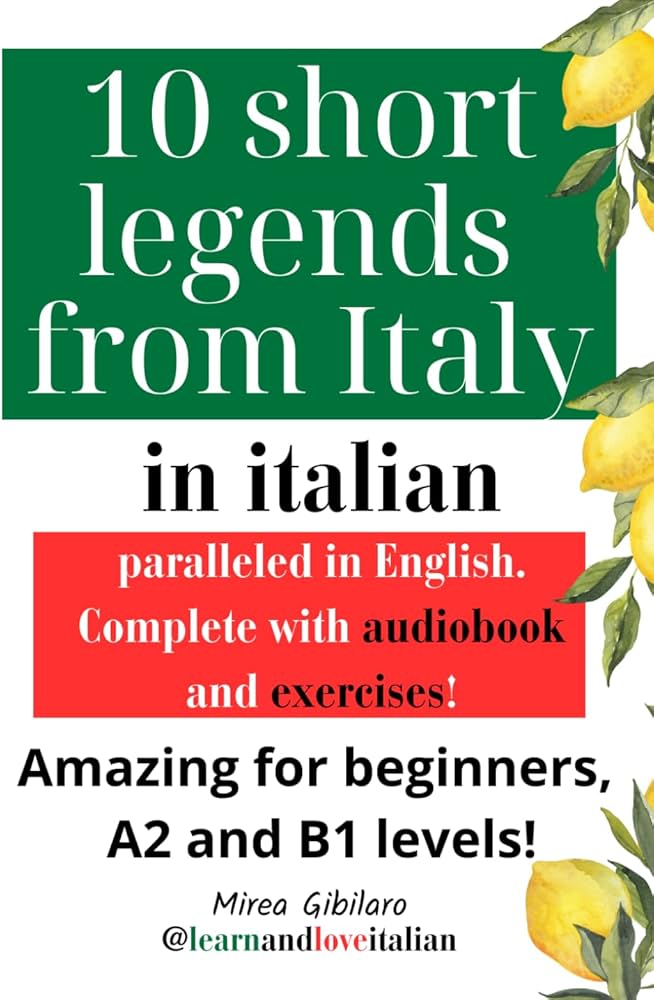 Amazon.com: 10 Short legends from Italy: In Italian, paralleled in