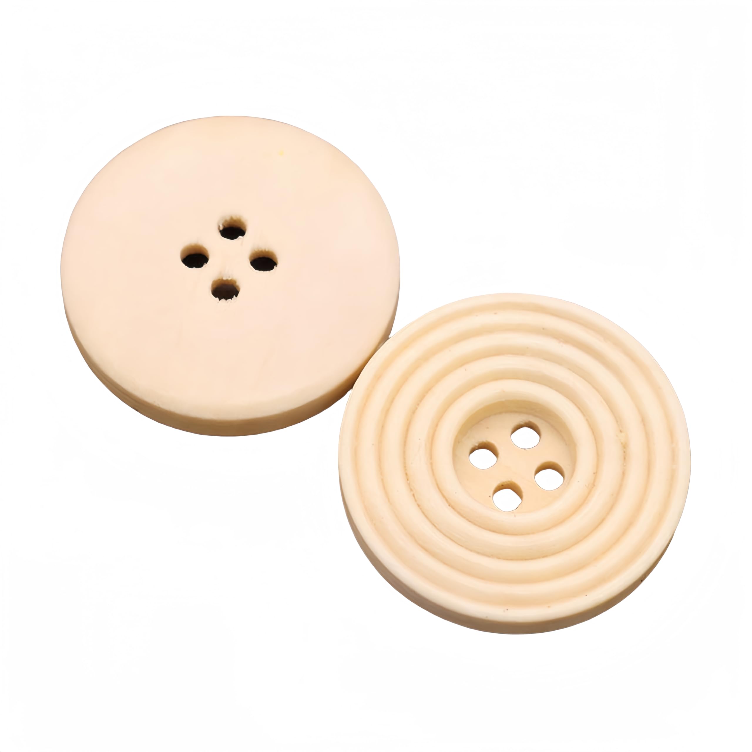 Photo 1 of 10Pcs DIY Wooden Buttons - Perfect Sewing Accessories for Child Clothing and Handmade Crafts