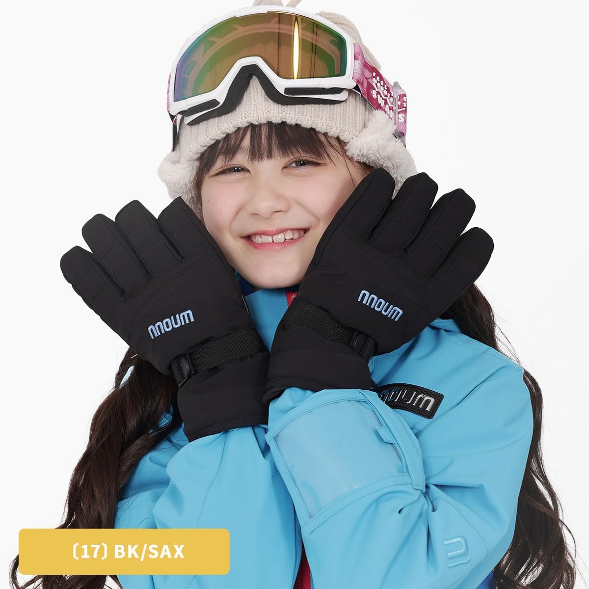 ももちゃ　スキーウェア 160、グローブ、靴下 KIDS/JUNIOR】子供用スキーウェア スノーグローブ 手袋 Snow