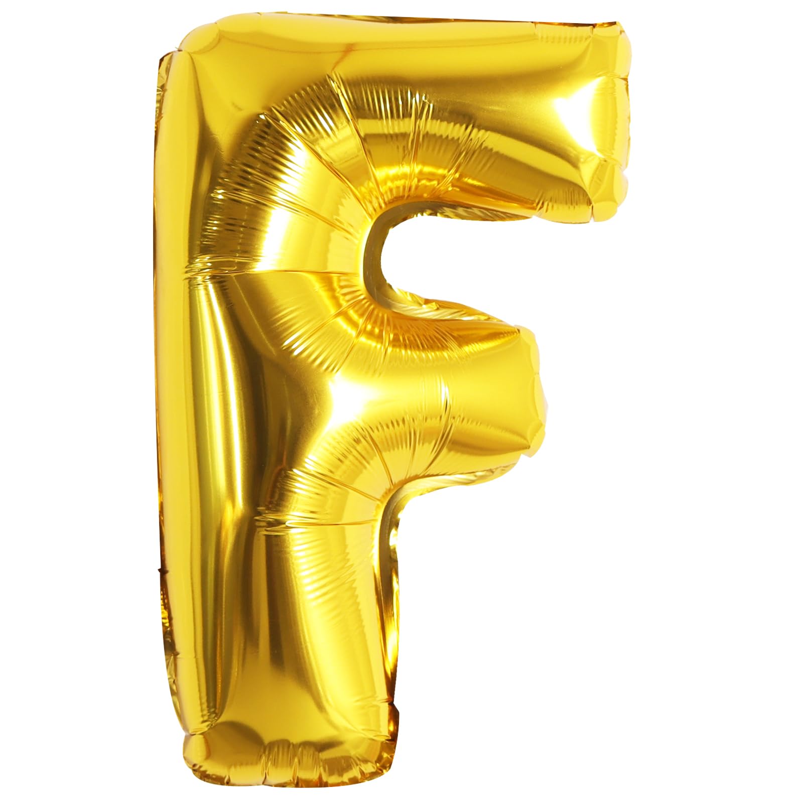 TONIFUL Gold Letter F Balloon 16 Inch Foil Alphabet F Birthday Party Decor — image 1