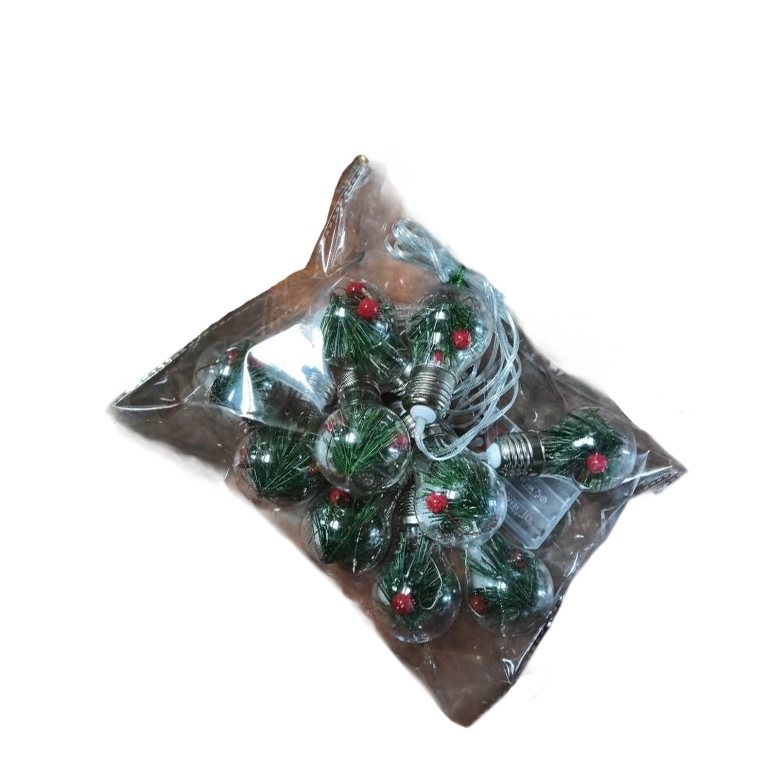 KAQNTUD Shatterproof LED Christmas Lights with Plastic Bulbs with Low Energy Consumption for Years of Festival Displays LED Christmas Tree Lighting