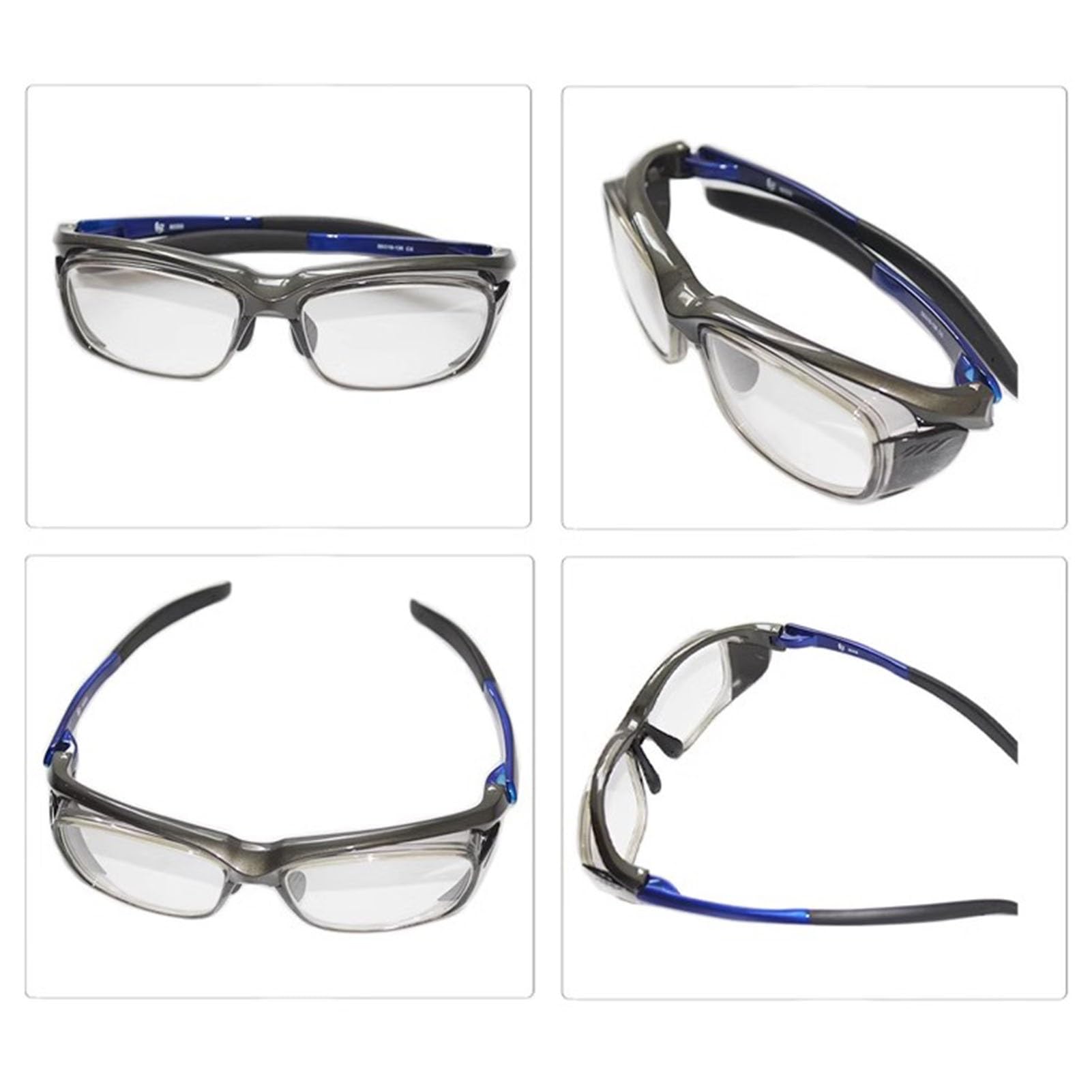 Lead Apron Solidne Okulary Ochronne Ołowiowe, Okulary Ołowiowe Unisex Do Badań Rentgenowskich, Do Chirurgii Szpitalnej Miejsce Promieniowania Jądrowego(Gray-,0.5mmPb)