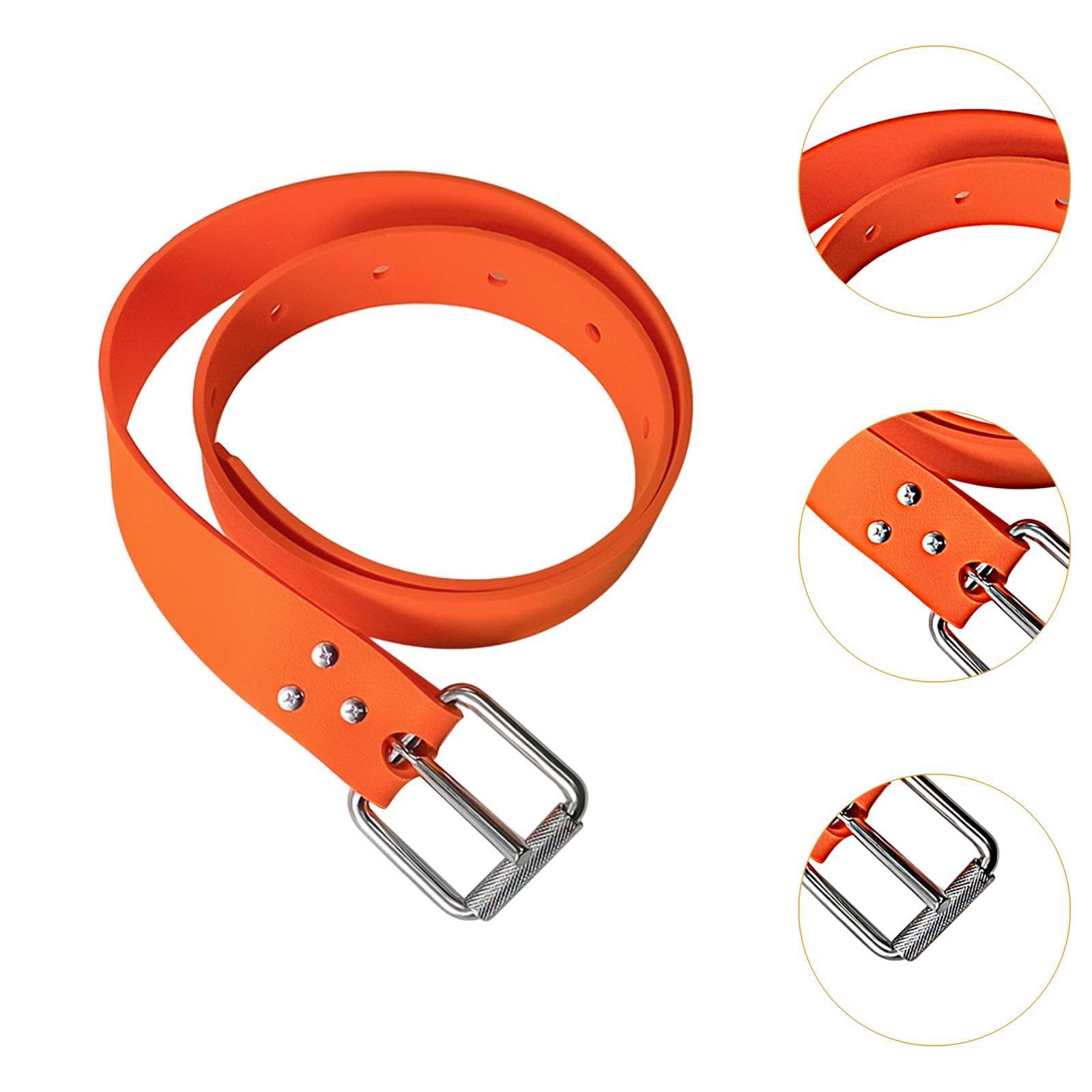 Ceinture de de Plongée Réglable, Accessoires Pratiques, Longueur 130 Cm, avec Boucle en Acier Inoxydable, Ceinture de pour L'apnée Dur