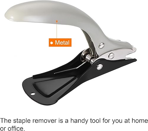 Miniatura 3 de MECCANIXITY Herramientas de eliminación de grapas, extracción de grapadoras pesadas para oficina, hogar, negocios, color negro