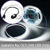 DC 5V-24V 5A PIR Motion Sensor, LED Light Induction Switch, Light with Special Motion Sensor (White)