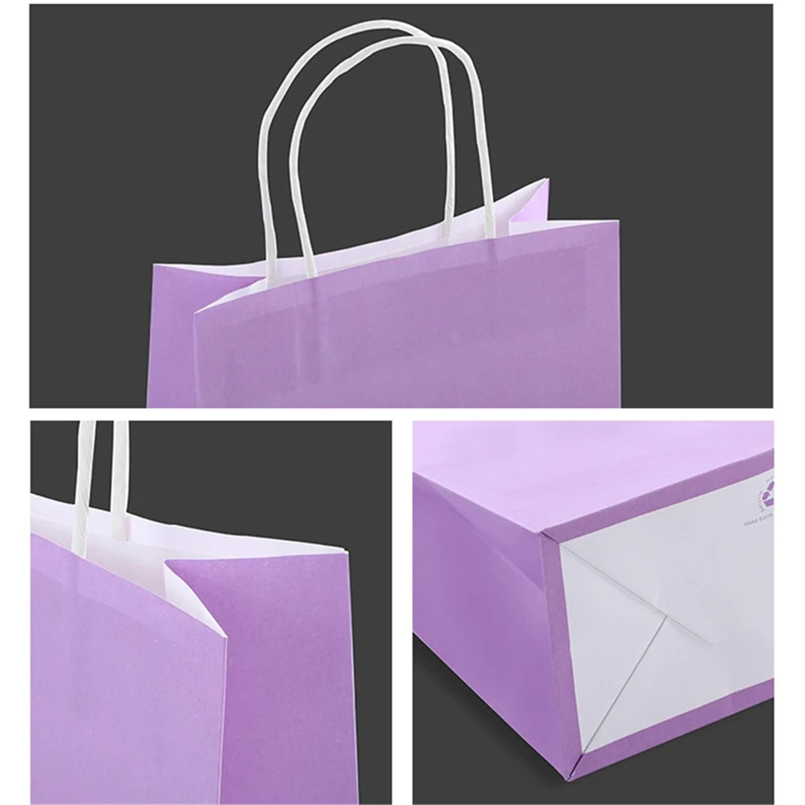 Geschenktüten Großhandel 10/30/50PCS weiße Papiertüte