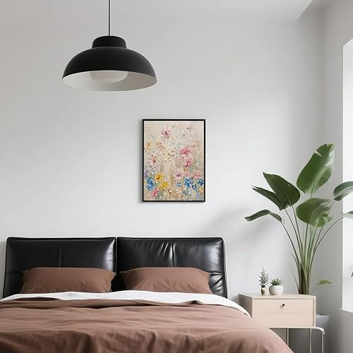 Miniatura 3 de Impresiones de flores silvestres flotantes, arte de pared de paisaje, impresiones botánicas de naturaleza, póster floral colorido, pintura de flores