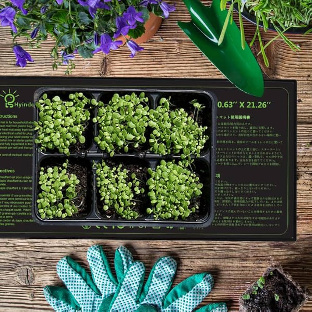 Amazon | Hyindoor ヒートマット植物 デジタル表示