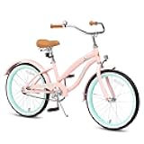 Girls Beach Cruiser Bike for Kids 5-13 Years Old, 16