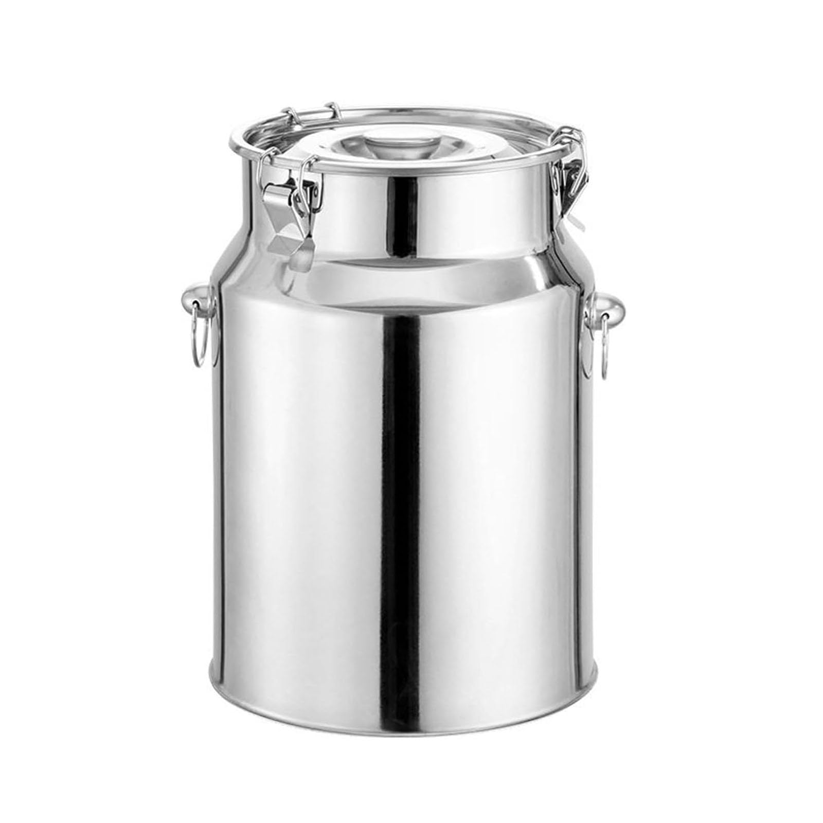 Barril Portátil Para Cerveza Y Leche, Bidones De Aceite De Acero Inoxidable, Cubo Sellado Apto Para Alimentos Con Tapa Para El Transporte Seguro De Líquidos, Para Alimentos, Harina, Café, Té,
