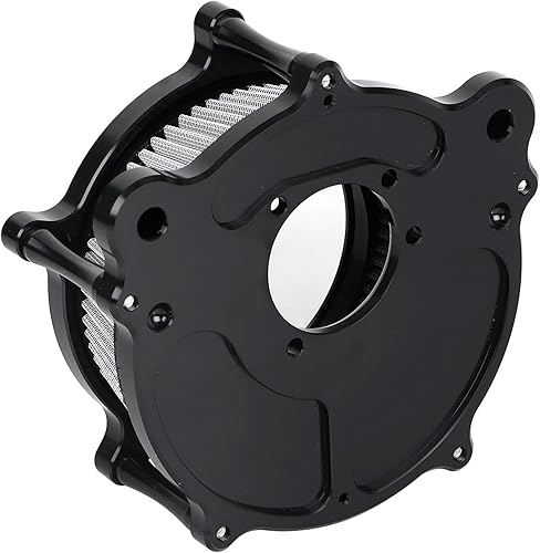 Miniatura 2 de Kit de sistema de filtro de admisión limpiador de motocicleta transparente para Harley Dyna Street Bob Heritage Softail 1993-2015, Touring Road King