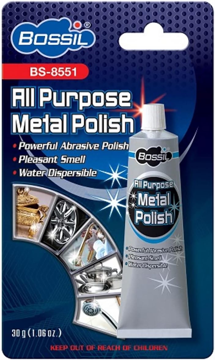 All Purpose Metal Polish Clean & Polish Metal Surfaces Chrome, Aluminum, Stainless Steel, Copper Brass, etc. BS - 8551