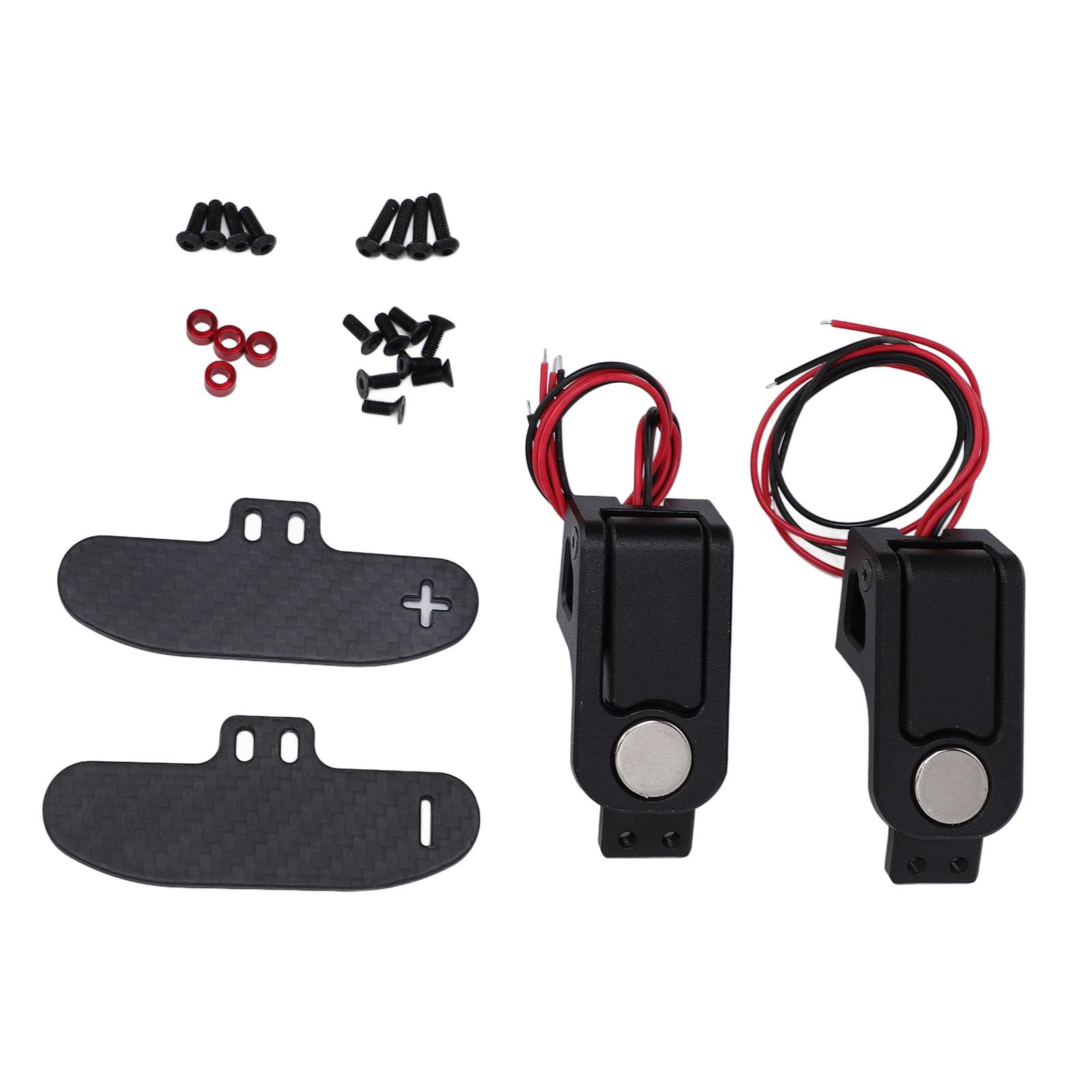 Generic Wspornik CNC ze Stopu Aluminium Magnetyczna Dźwignia Zmiany Biegów do Kierownicy Fanatec, łatwa Instalacja Łopatka Zmiany Biegów dla Graczy w Gry Wyścigowe