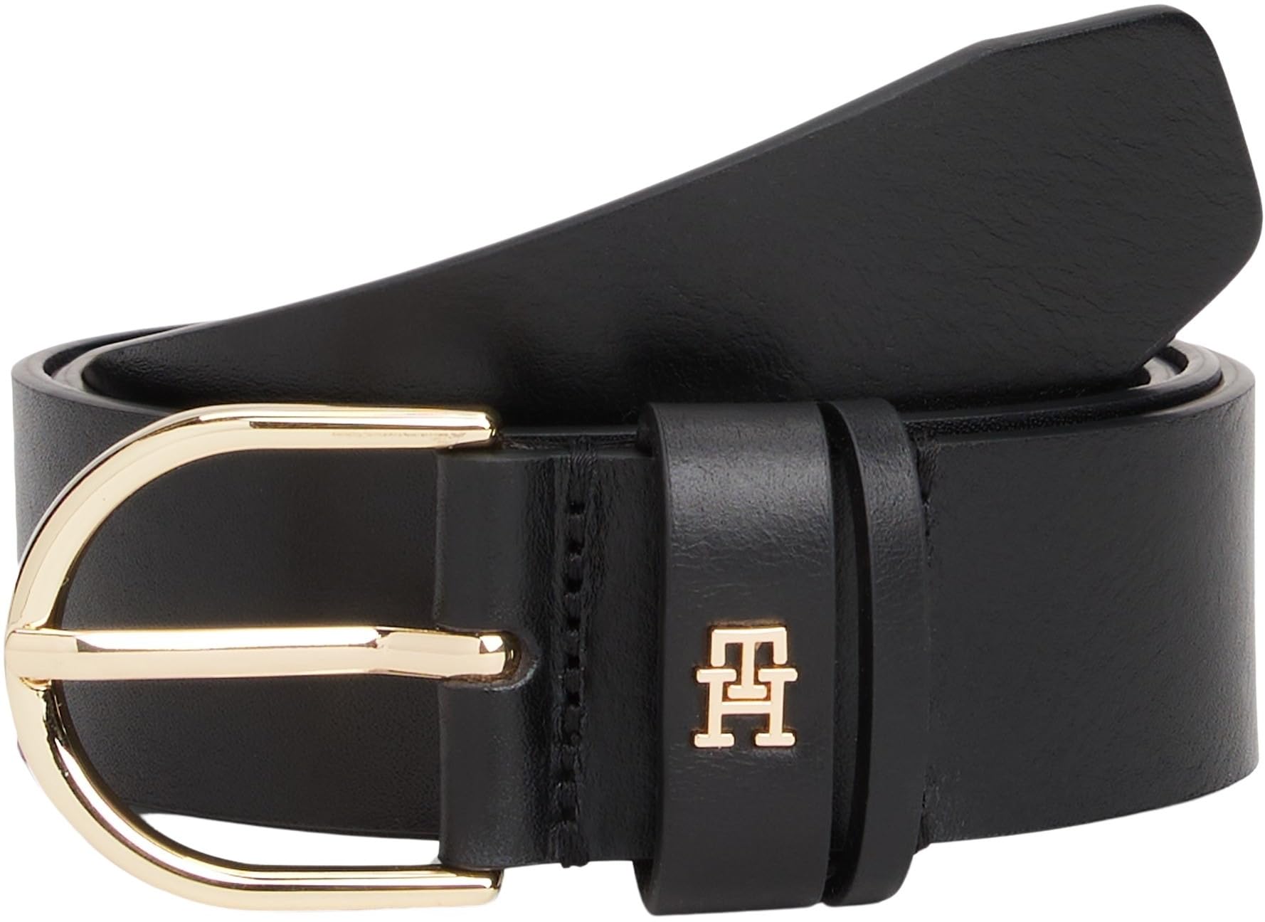 Tommy Hilfiger Women's Black (Black) Essential Effortless 3.5 Aw0aw17757 Adjustable Belt, Black, 115