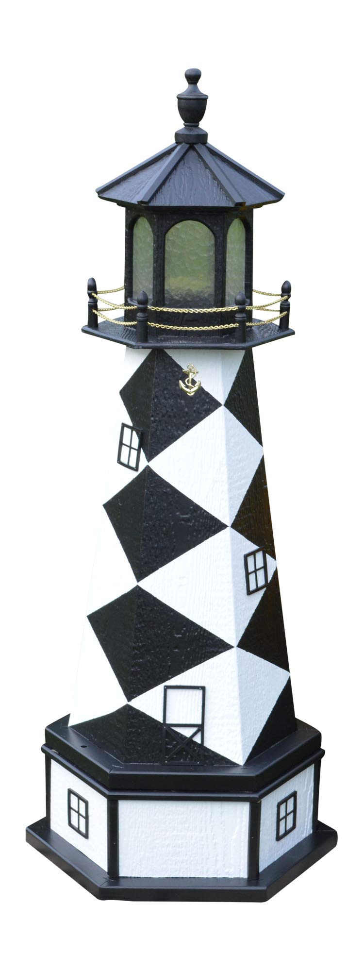 Furniture Barn USA 3' Cape Lookout, North Carolina Replica Lighthouse with Base