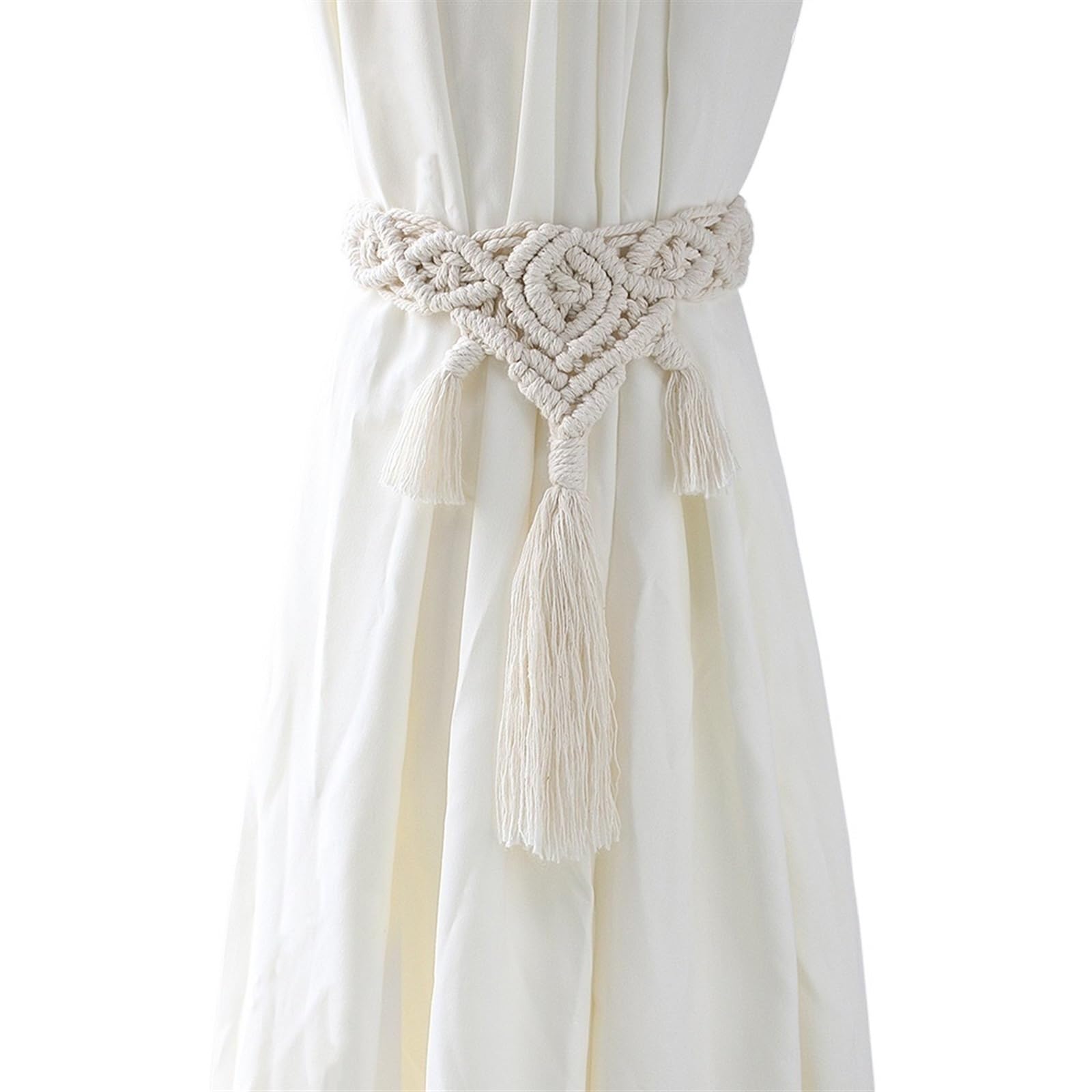 embrasses de Rideaux Curtain Tie Backs with Beadfringe Curtains Acccessories Decorative Rope Decoration for