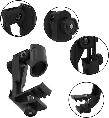 Miniatura 8 de Clips de micrófono de tambor ajustables para llanta, soporte de abrazadera de montaje en caja Gear Studio 2 unids