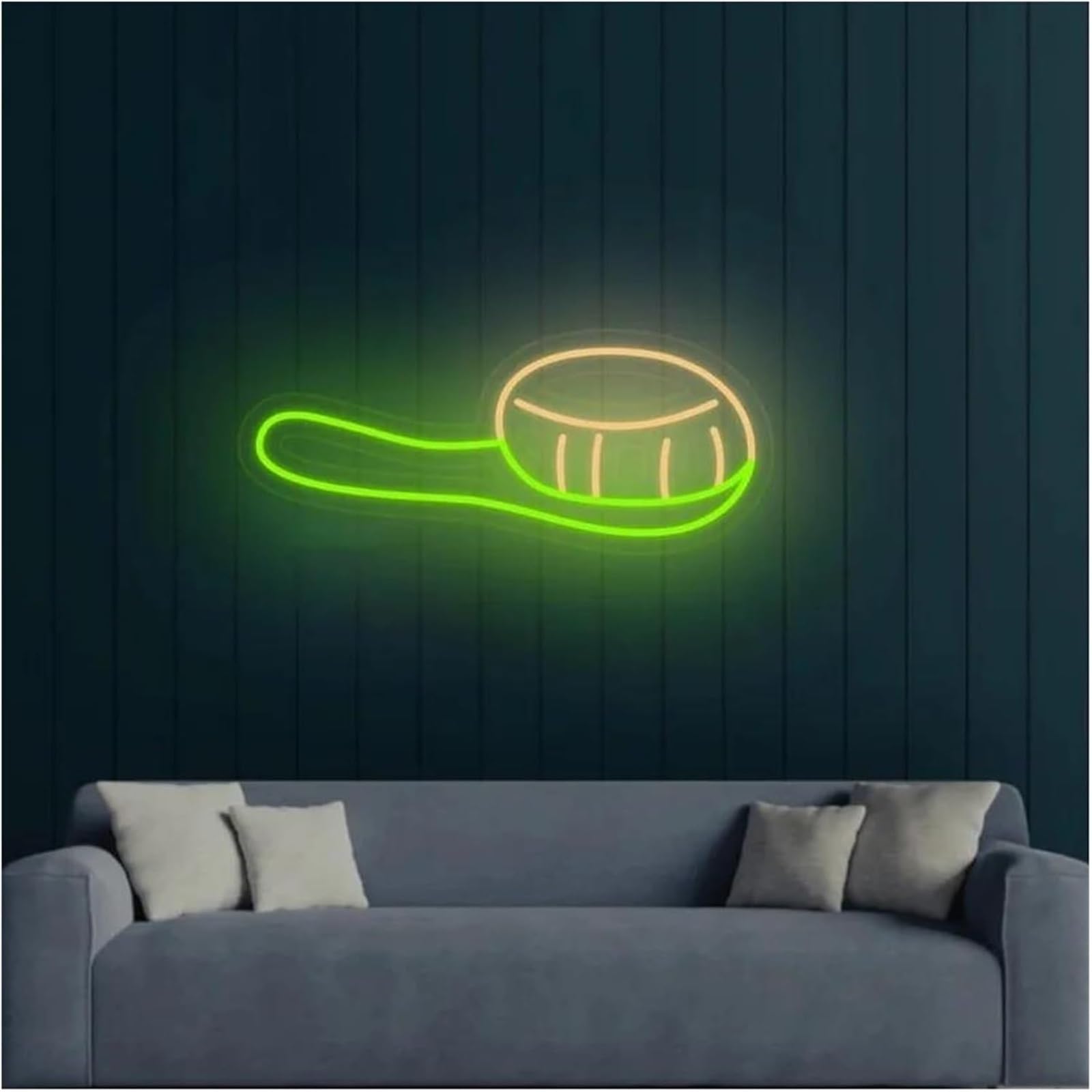 Lampada al per neon calmante per spazzola per capelli, alimentata, luminosità regolabile, pettine, per luci(E)