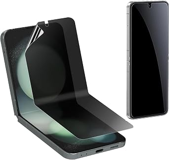 for Samsung Galaxy Z Flip 5 Privacy Soft Screen Protector, Anti-Fingerprint Scratch-Resistant,Privacy Guard