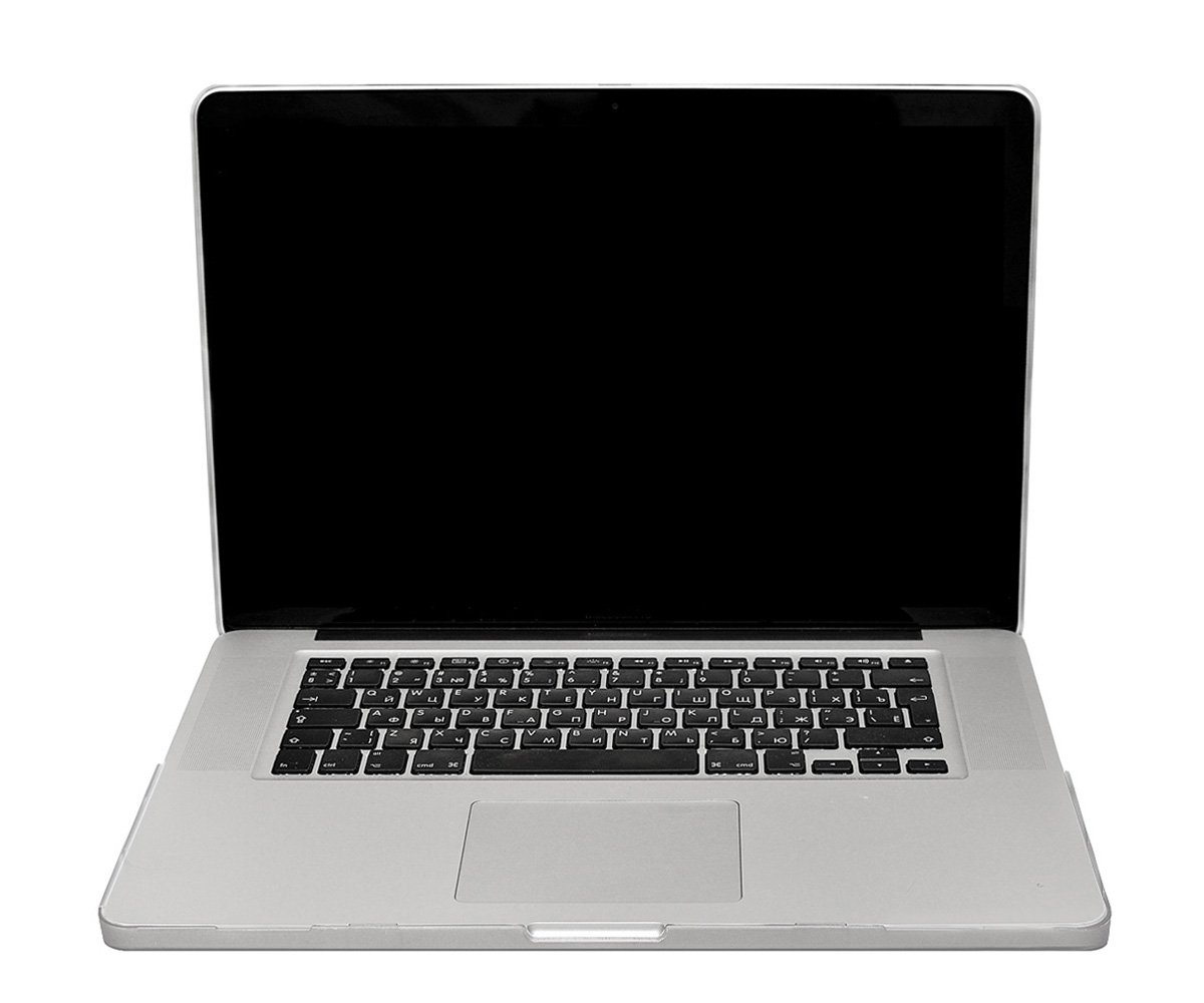 Lilware Smooth Touch Slim Matte Hard Plastic Case for 15-Inch Apple MacBook Pro with Retina Display - Semi-Transparent