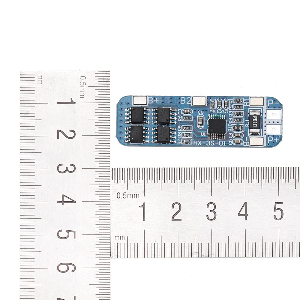 DollaTek 2 sztuki 3S 12V 18650 10A BMS ?adowarka litowo-jonowa bateria litowa karta ochronna 10,8V 11,1V 12,6V