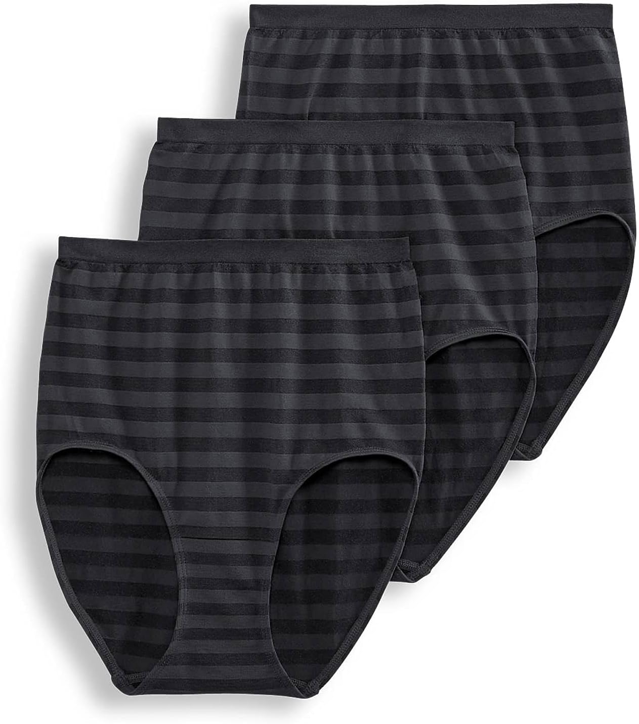 JockeyWomen's Underwear Matte & Shine Seamfree Full Rise Brief - 3 Pack