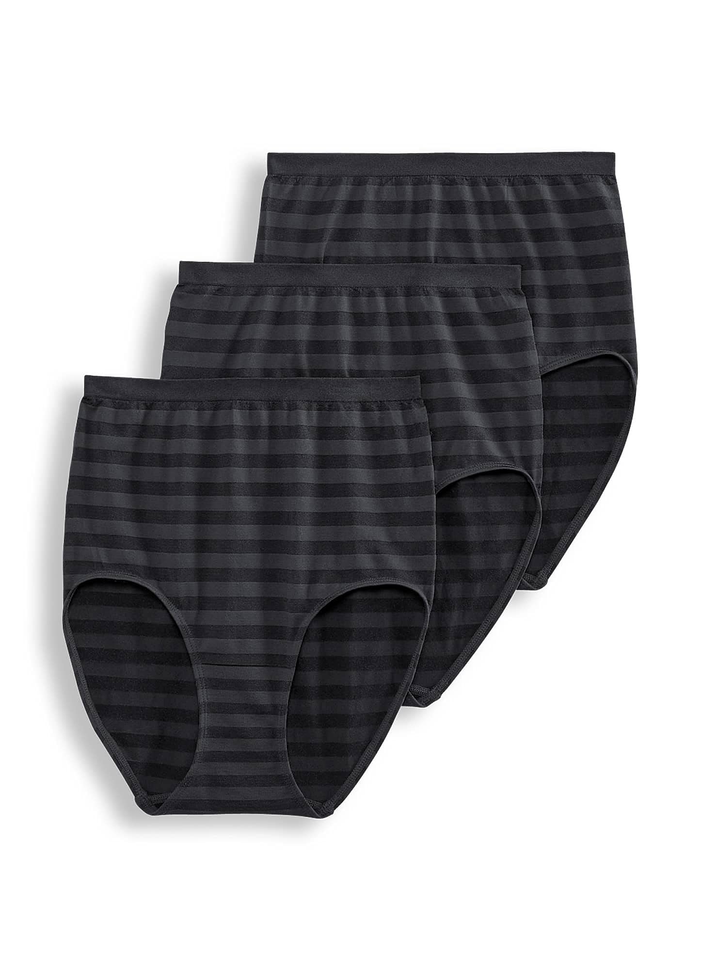 JockeyWomen's Underwear Matte & Shine Seamfree Full Rise Brief - 3 Pack