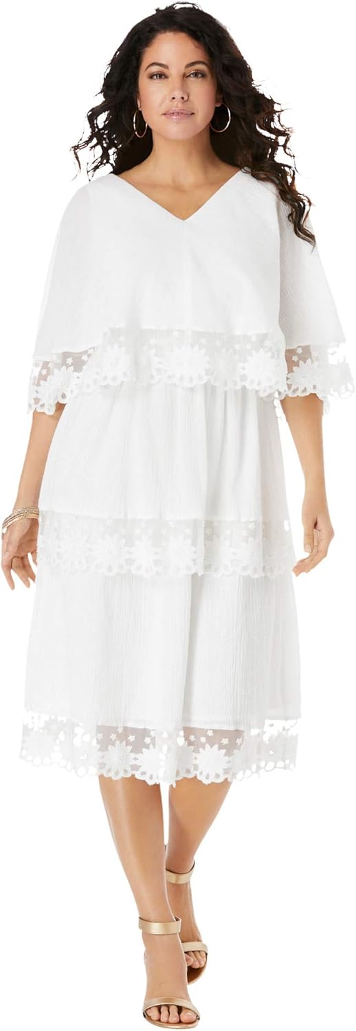 plus size gauze dress