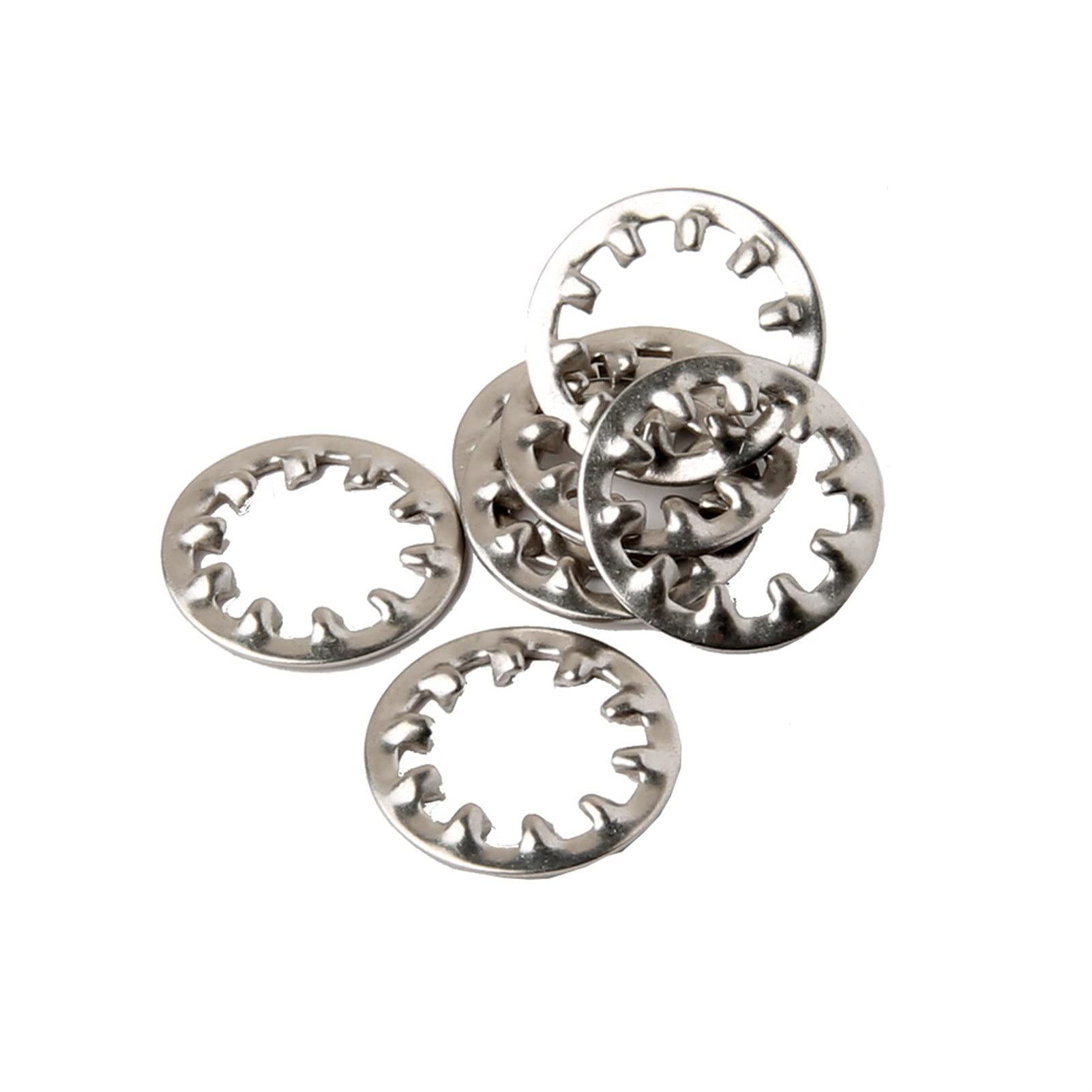 Unterlegscheibe, 400 Stück/Set, M3, M4, M5, M6, M8, Mix, gb861.1, Unterlegscheiben aus Edelstahl 304, Außenzahndichtung, Fächerscheiben-Set, Verschiedene Haushaltsartikel (Farbe anzeigen) an