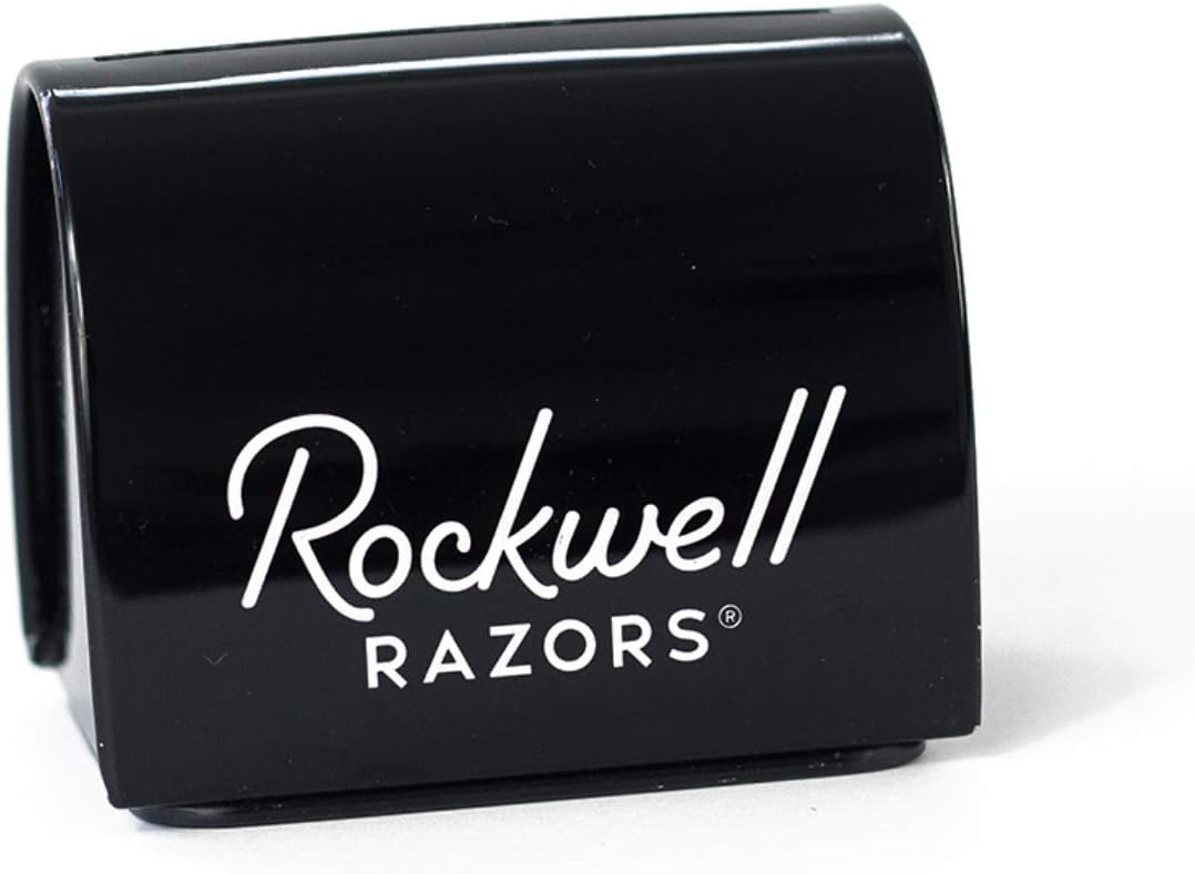 Rockwell Razors Blade Bank - Safety Razor Blade Disposal Case, Recyclable, Black