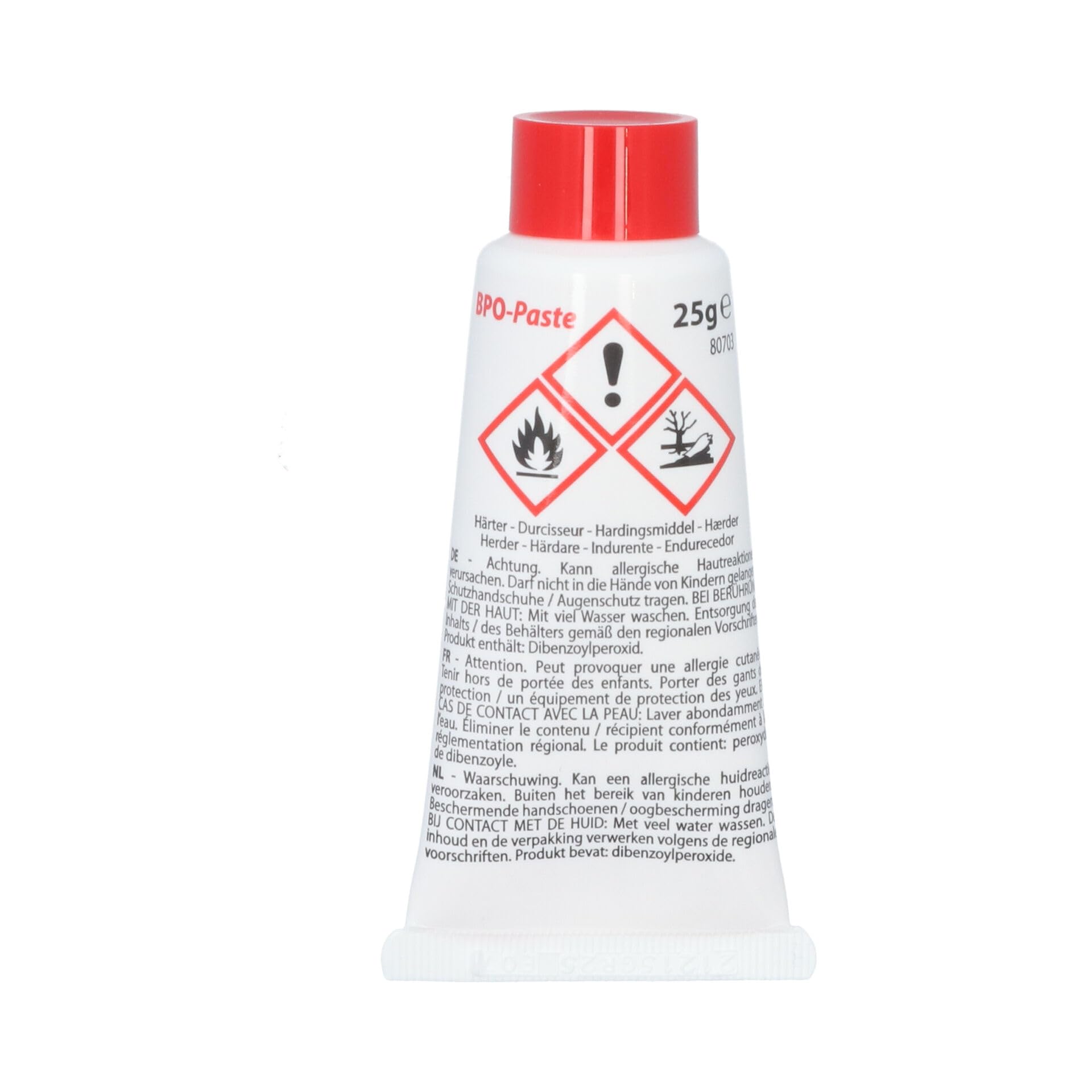 Protecton Mastic de polyester 1kg, Noir