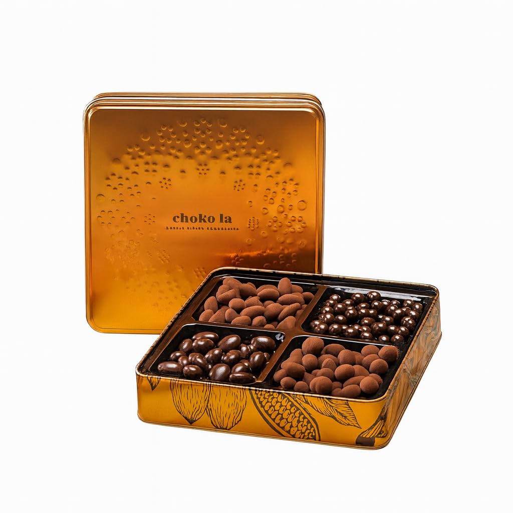 Chokola Cosmos 100% Pure Chocolates Gift Pack | Premium Chocolate Coated Dried Fruits Box | Experience Luxury of Gifting - 400g