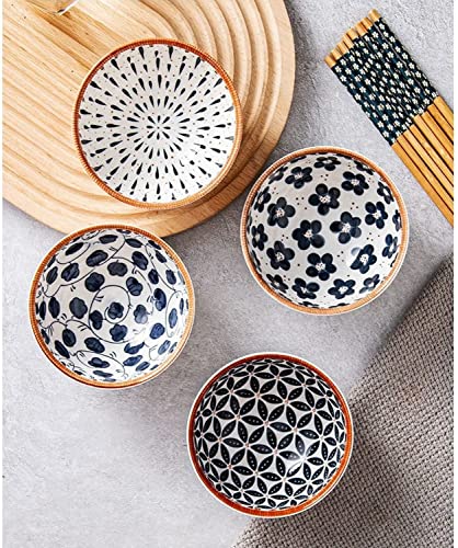 Image of Porcelain Bowls Set, 300 ML Serving Bowls Cereal, Salad, Pasta, Soup, Dessert, Suitable for Restaurant & Kitchen, Dishwasher Microwave & Oven Safe for Dining (12 -Piece)