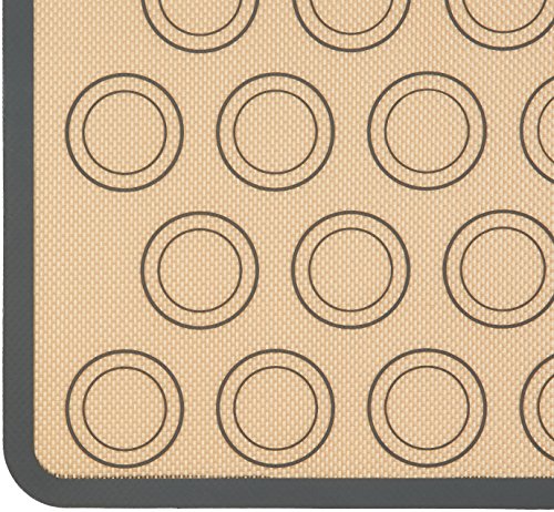 Amazon Basics AOKE-388 Silicone, Non-Stick, Food Safe Baking Mat, Macaron thumb #4