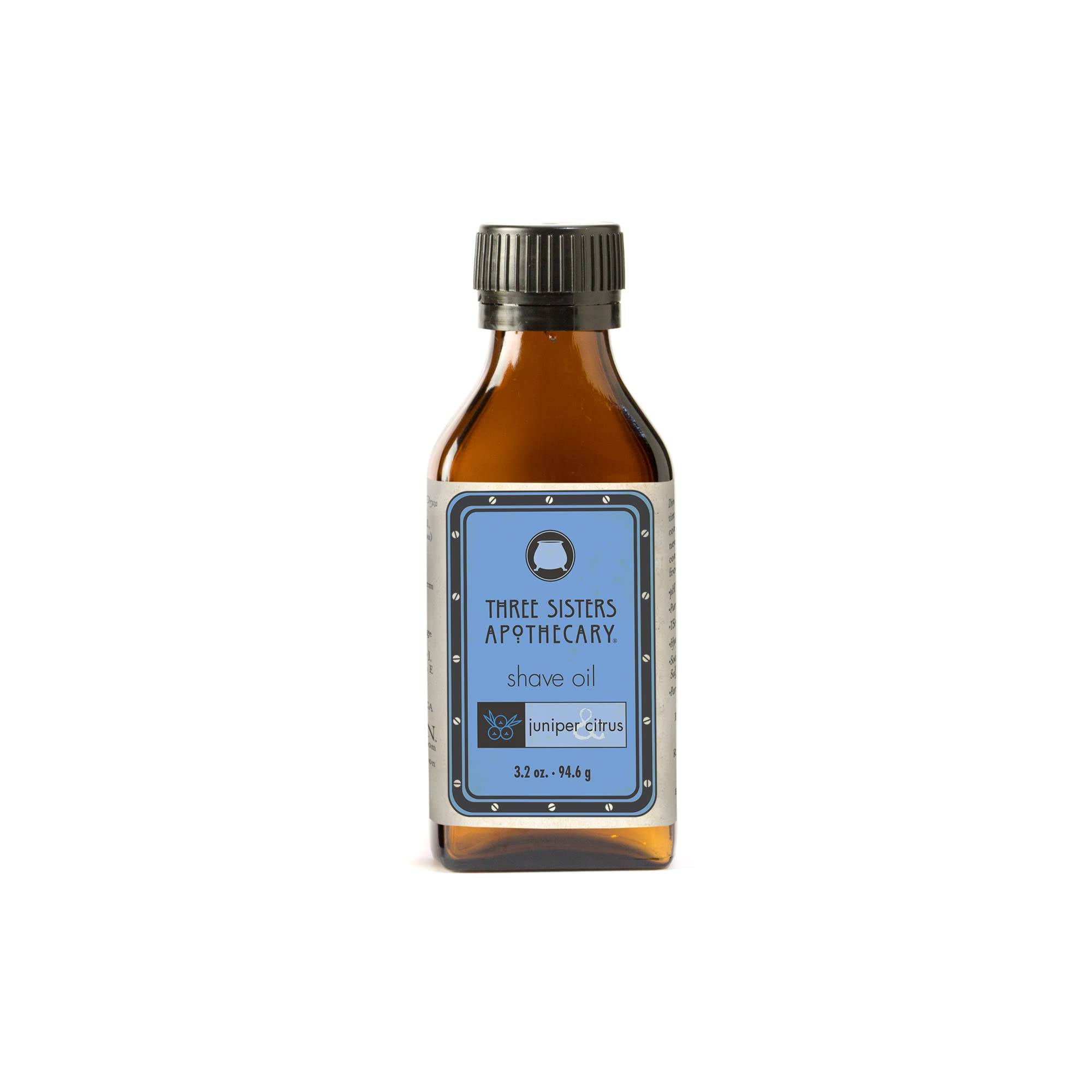 Three Sisters Apothecary 3.2 oz. Shave Oil (Juniper and Citrus)