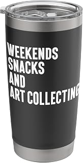Art Collector I Love Art Collecting for Men and Women Stainless Steel Insulated Tumbler