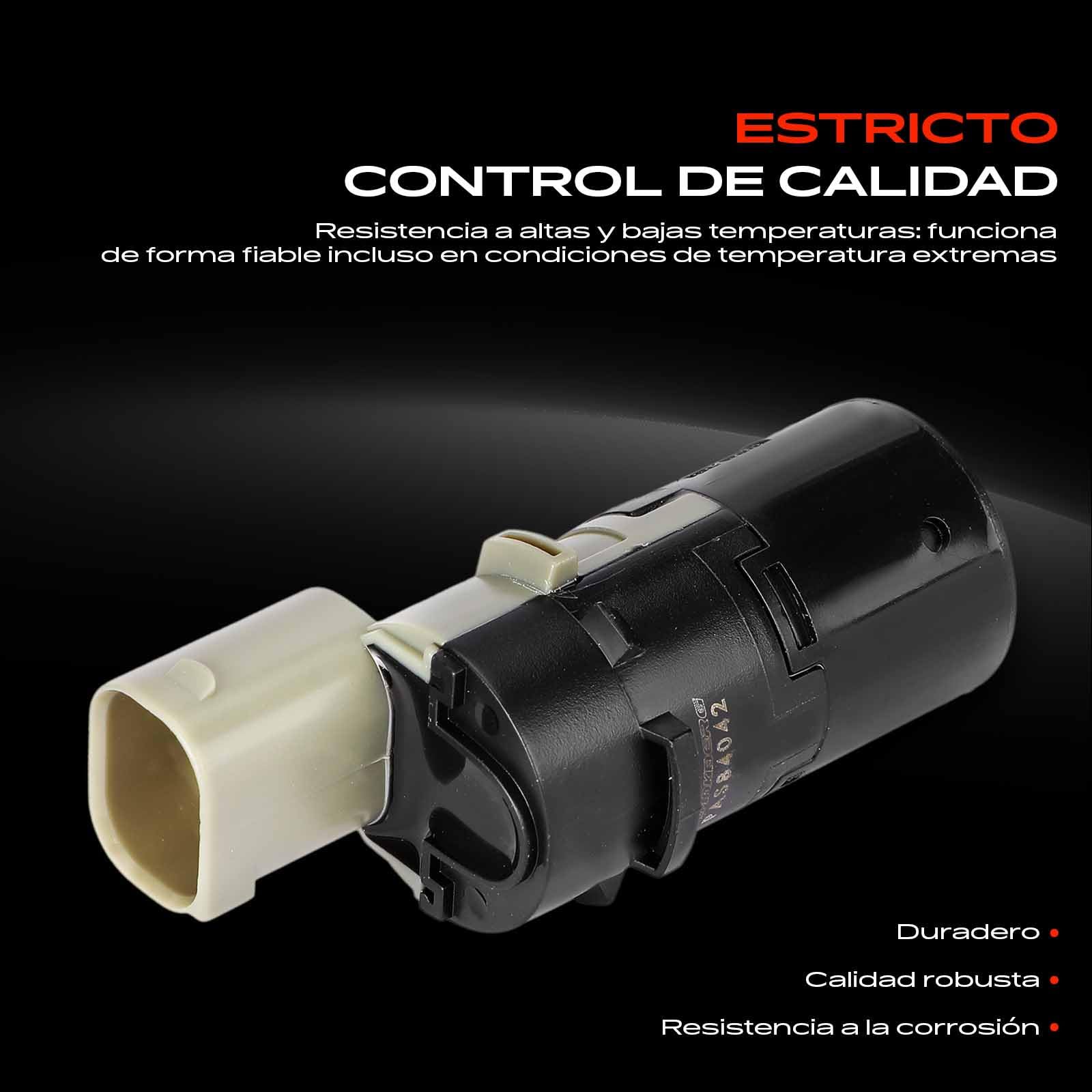 Frankberg 4x Sensor de aparcamiento PDC Delantero Trasera 3-Polos Compatible con X3 E83 Serie 5 Touring E61 Serie 5 E60 Serie 5 E39 Serie 5 Touring E39 Replace# 66216911838