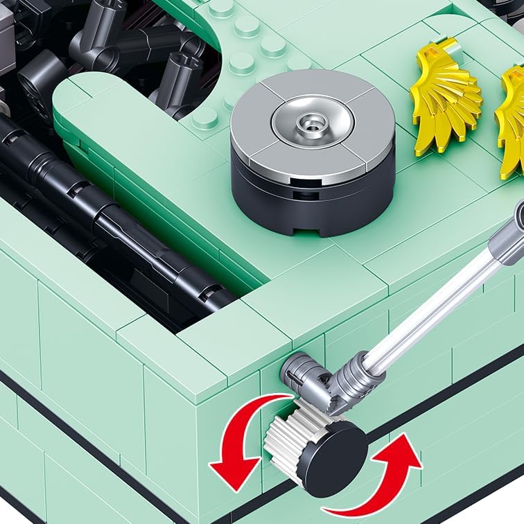 Miniatura 4 de Ideas Retro Juego de construcción de máquina de escribir para adultos, 820 piezas, serie retro clásica, juguetes modelo, el mejor regalo nostálgico