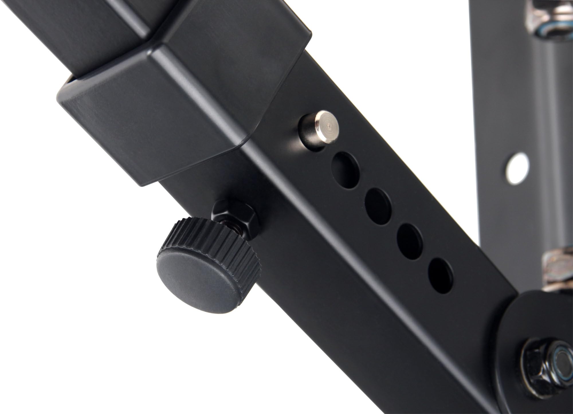 Pronomic 2X WSM-40 PA Lautsprecher Wandhalterung für PA-und HiFi-Boxen (für Lautsprecher bis max. 40 kg und 36mm Flansch, 5-stufig Verstellbarer Winkel, horizontal schwenkbar, stabil, Metall) schwarz
