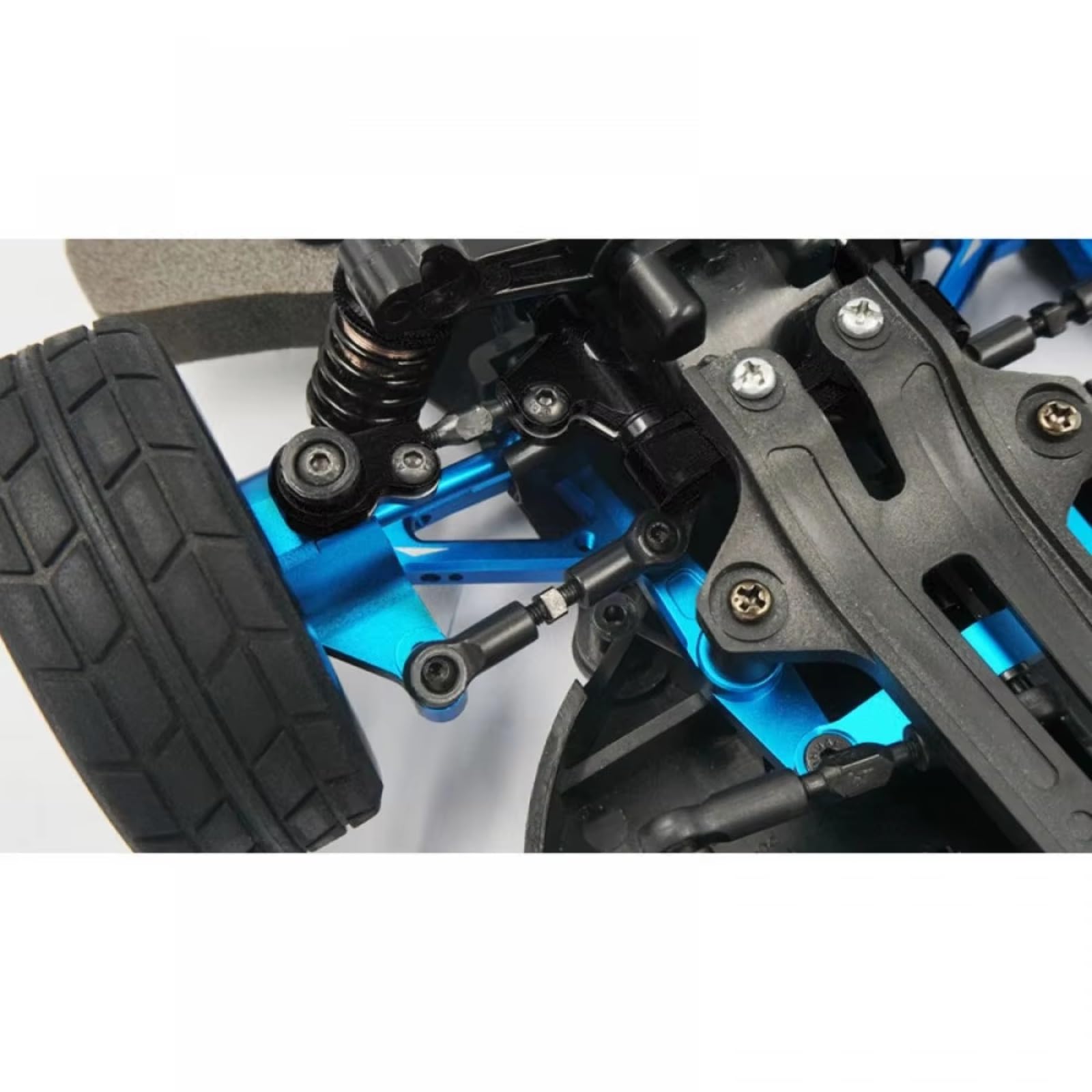 Kit Actualización Esencial Material Especial Azul para Tamiya para Tt01 Tt01e 1/10 Piezas Actualización Coche con Control Remoto, Accesorios TATT-S06 Piezas Coche RC